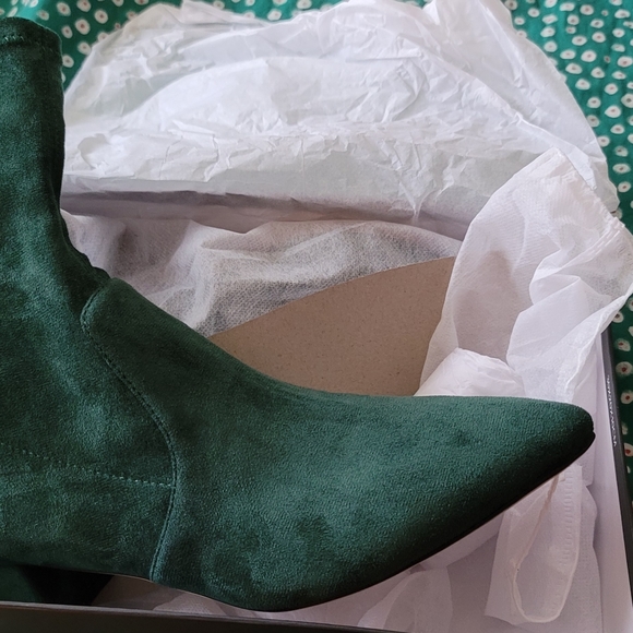 Silent D green suede boots size 9 Anthropologie - Picture 4 of 4
